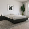 Marconi Platform Bed Frame Queen Bed | Lit Plateforme Marconi