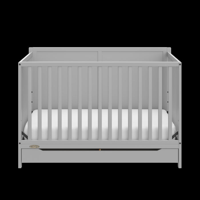 Graco Melrose 5-in-1 Convertible Crib with Drawer - Pebble Gray