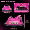 Qaba 12v Bumper Car For Kids, Angry Bird Licensed Electric Powered Ride-On Car With Dual Joysticks, |Qaba Auto-tamponneuse 12 V Pour Enfants, Voiture Electrique Sous Licence Angry Bird Avec Deux Joysti