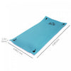 HOMCOM 10x5ft Floating Mat Floating Lily Pad Water Carpet Float Aqua Mat Water Recreation and Relaxing in Lake, River, Beach, Swimming Pool, Blue
