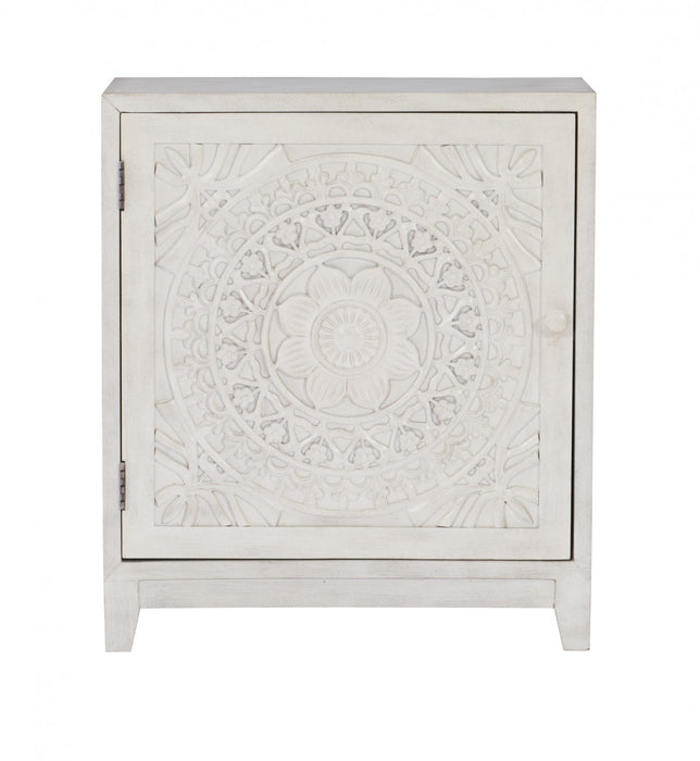 Grace Accent Cabinet - Smoky White
