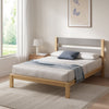 Kumiki Interlocking Bamboo Platform Bed with Headboard - Full Size | Kumiki lit plateforme à emboîtement en bambou avec tête de lit - Double