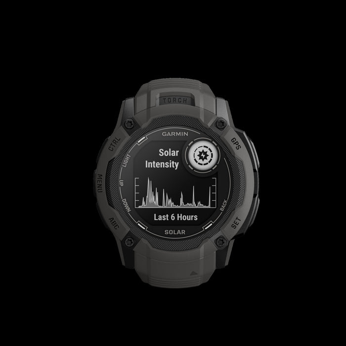 Garmin Instinct® 2x Solar Gps Smartwatch - Health & Fitness Tracking With Multi-band Gnss - Graphite