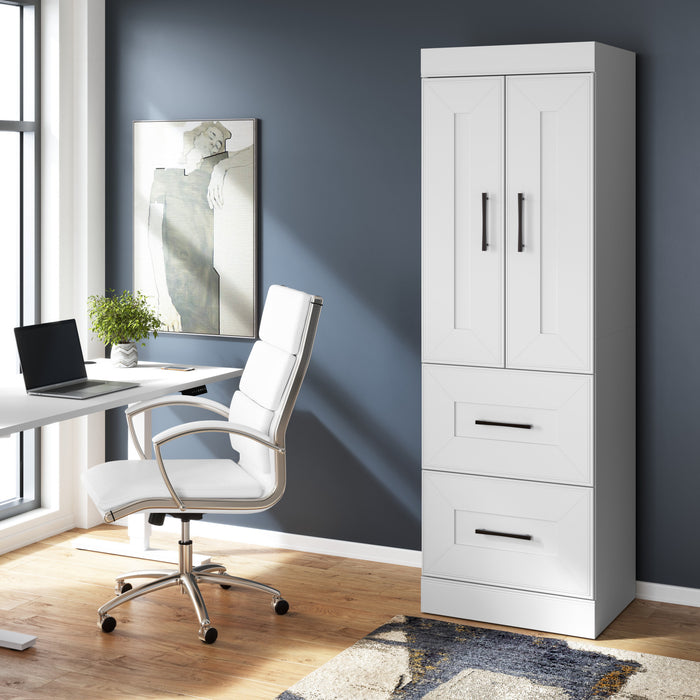 Bestar Edge 25 W Wardrobe - White