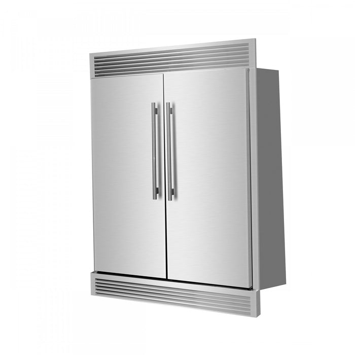 Forno Maderno 60 Inch Convertible Refrigerator, 27.2 cu.ft., with Decorative Grill - FFFFD1722-60SG