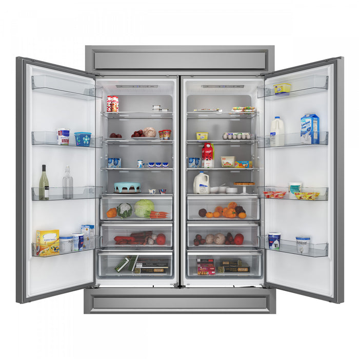 Forno Maderno 60 Inch Convertible Refrigerator, 27.2 cu.ft., with Decorative Grill - FFFFD1722-60S