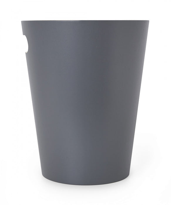 Umbra Woodrow Garbage Bin Trash Can - Charcoal