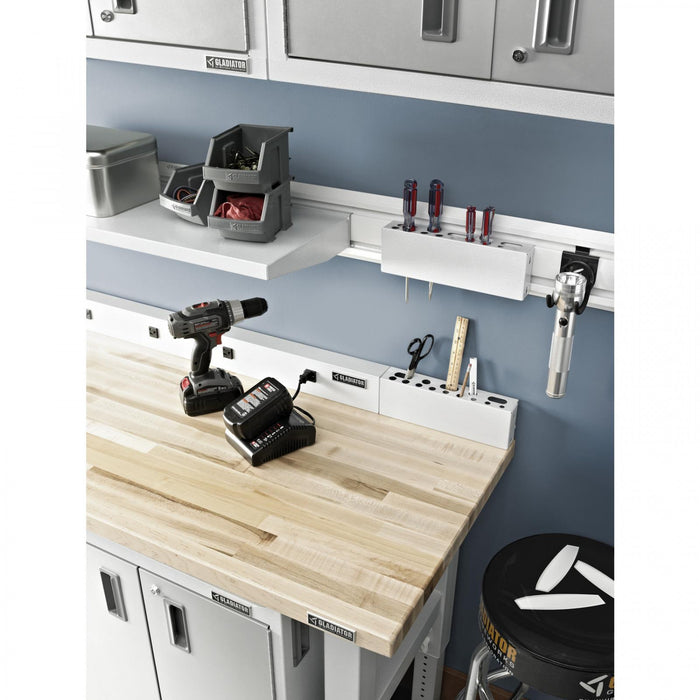 Gladiator 30\" Solid Shelf - Hammered White