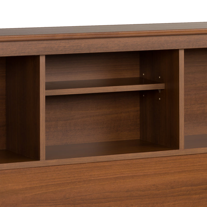 Full/Queen Bookcase Headboard - Cherry