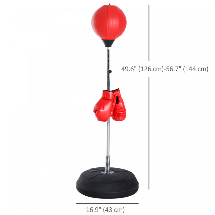 Soozier Punching Bag for Adults with 49.6\"-56.7\" Adjustable Height