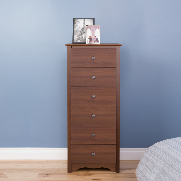 Monterey Tall 6-Drawer Chest - Cherry