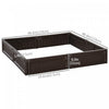 Outsunny 46" X 46" Raise Garden Bed Kit, Planter Box Above Ground For Flowers, Herb, Vegetables, Out|Kit De Lit De Jardin Sureleve Outsunny 121.9 X 122.7 Cm Jardiniere Hors Sol Pour Fleurs Herbes Legum