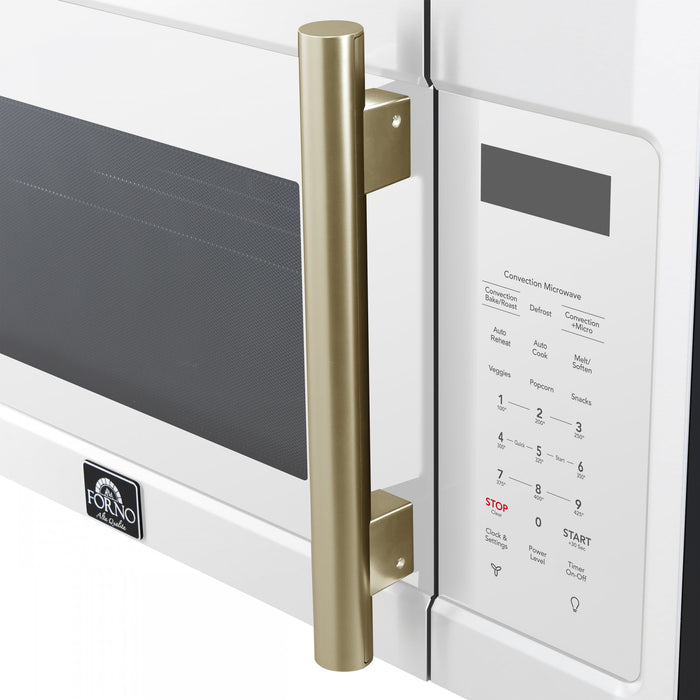 Forno Fornace 30-Inch Over the Range Convection Microwave, White – 1.5 cu.ft -FOTR3038-30WHT