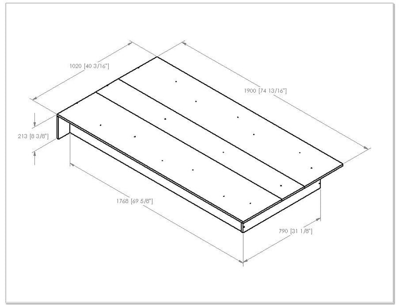 Libra Platform Twin Bed - Pure Black