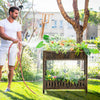Costway 2-tier Wood Raised Garden Bed Elevated Planter Box For Vegetable, Fruit, Herb