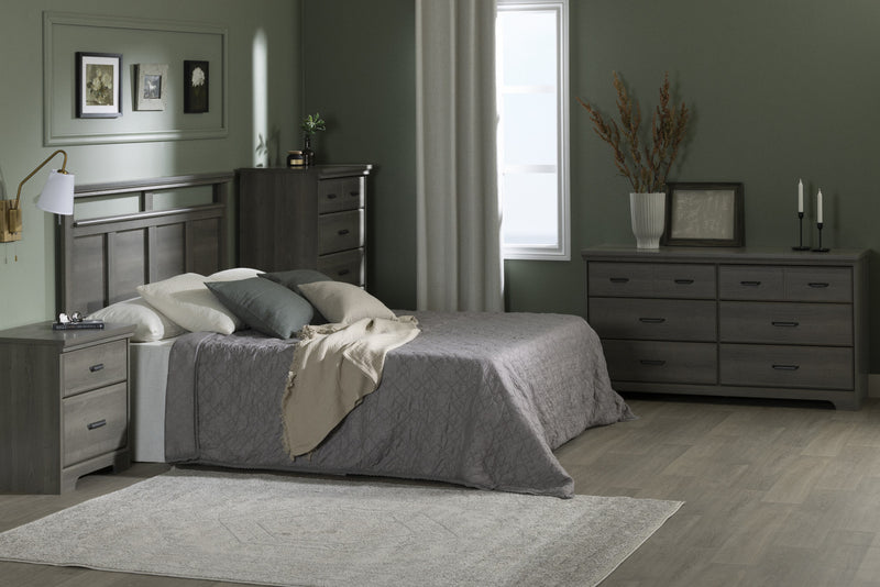 Versa 5-drawer Chest - Gray Maple