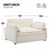 Olivia Oversized Accent Chair with Pillows,White | Fauteuil d’appoint surdimensionne Olivia avec coussins, blanc