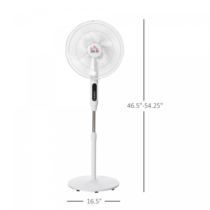 Homcom Pedestal Fan With 3 Modes And 3 Speeds