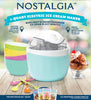 Nostalgia 1 Quart Gel Ice Cream Maker Counter-top Product | Machine a creme glacee 1 litre Nostalgia