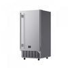 Forno Cristallo 15 Inch Freestanding/Undercounter Ice maker, 79.4 lbs, Stainless Steel- FIMBI7313-15S Ice Maker | Cristallo Machine a glacons 15 pouces autonome/sous le comptoir, 79,4 lb, acier inoxydable - FIMBI7313-15S