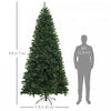 Homcom 9ft Artificial Christmas Tree With Auto Open, Steel Base, Green|Homcom Sapin De Noel Artificiel De 9 Pieds Avec Ouverture Automatique, Vert