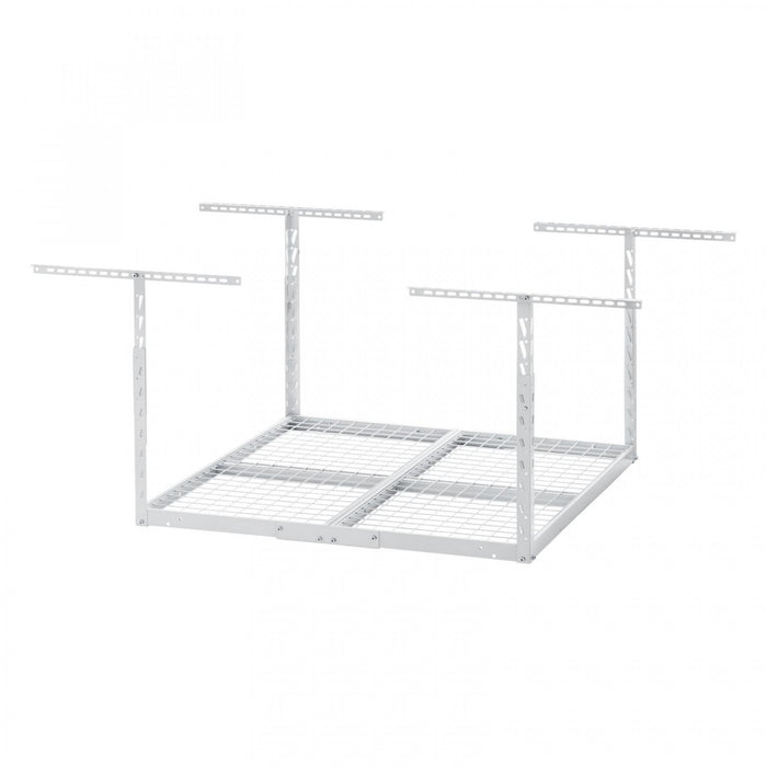 Gladiator Overhead Gearloft™ Hammered White Storage Rack - 4' x 4'