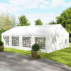 Outsunny 19.6' X 26' Party Tent With 8 Windows And Vents