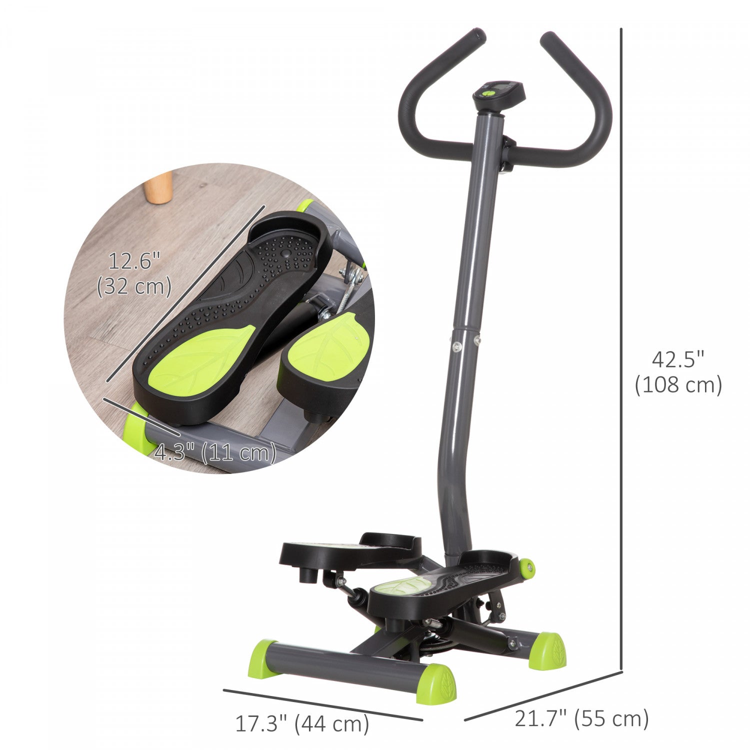 Soozier adjustable twist stepper hotsell