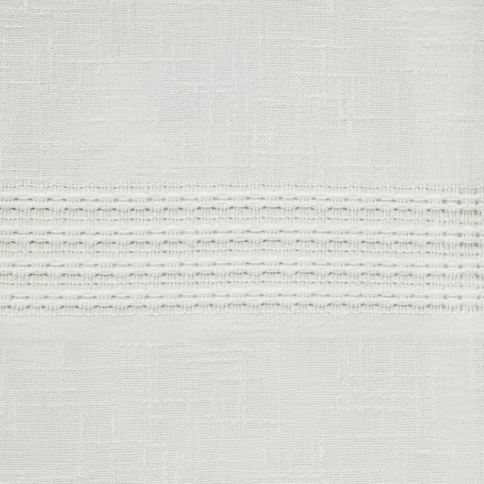 Habitat Alicante White Sheer Dual Header Curtain Panel - 52 x 84