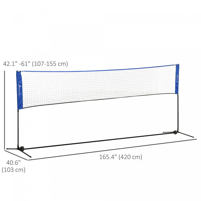 Soozier 14ft Badminton Net, For Volleyball, Tennis, Badminton, Pickleball