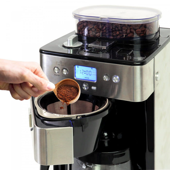 Kenmore Elite Grind & Brew Coffee Maker Stainless Steel - KKECMGBSS