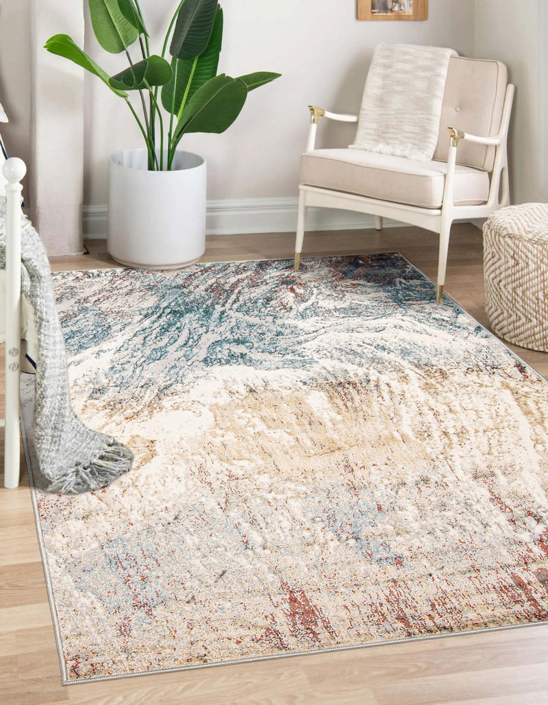 Tribeca Teal Area Rug - 8'0