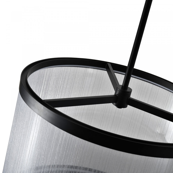 Cora Integrated Led Pendant, Silver