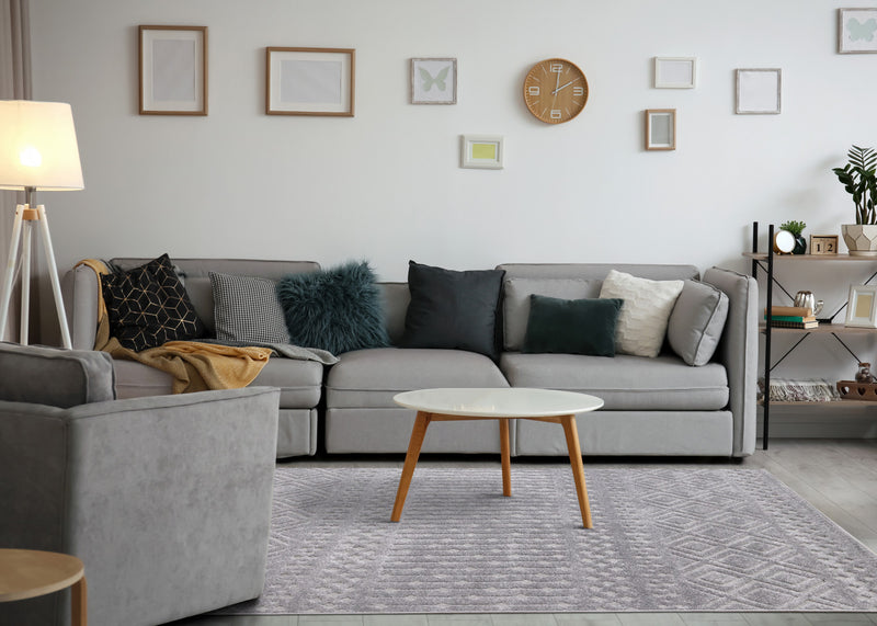 Oslo Modern Textured Area Rug - 7'10\" x 10'6\"