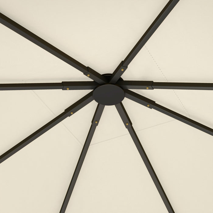 10' X 10' Gazebo Replacement Cover, Gazebo Roof Replacement, Cream White