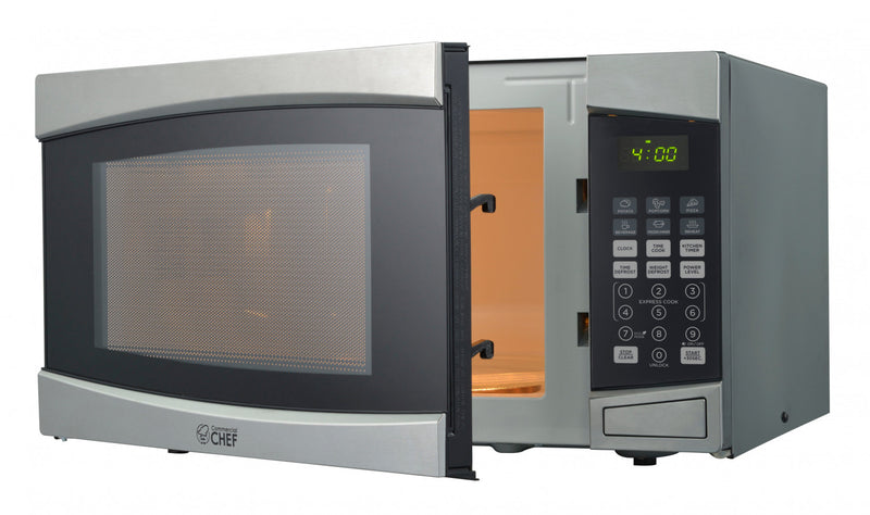 CHM Series Commercial Chef 1.6 Cu. Ft. Countertop Microwave Oven, CHM16100S6C Countertop Microwave Larger 1cuft