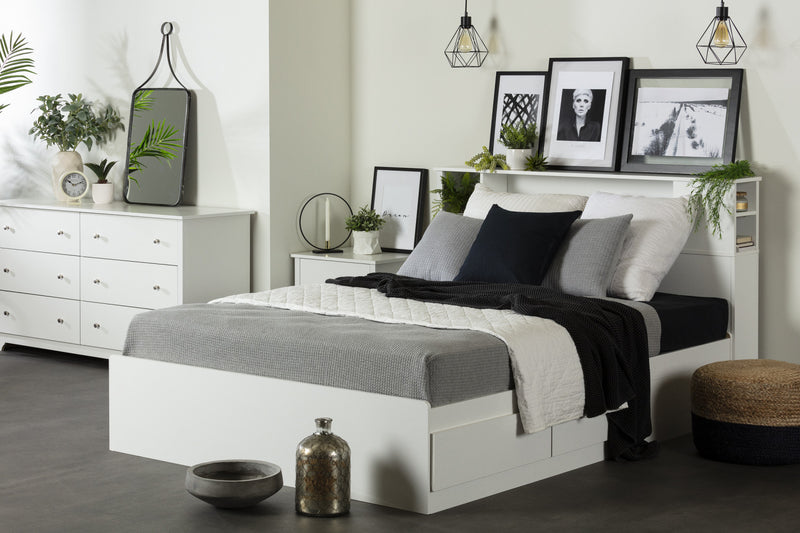 Vito 6-drawer Dresser - Pure White 