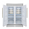Forno Maderno 60 Inch Convertible Refrigerator/Freezer in White, Trim Grill, 27.2 cu.ft - FFFFD1722-60SG-WHT | Maderno Refrigerateur/congelateur convertible de 60 po, blanc, grille decorative, 27,2 pi³ - FFFFD1722-60SG-WHT