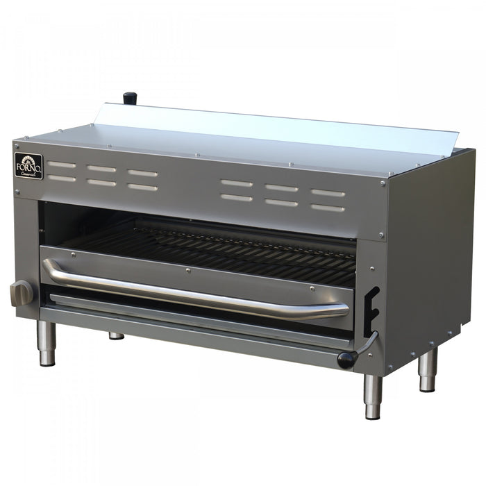 FORNO Commerciale Gas Salamander, 35 000 BTU, Infrared Broiler, Adjustable Rack, LP convertible - FCMGS0114-36