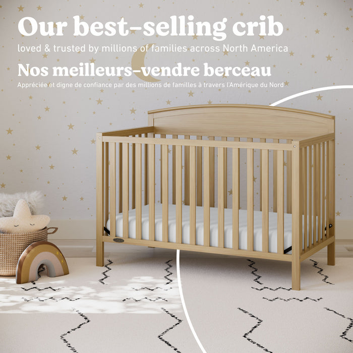 Graco Benton 5-in-1 Convertible Crib - Driftwood