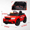 Qaba 12v Electric Car For Kids, Battery Powered Ride-On Kids Car Police Car With Remote Control, 4 S|Qaba Voiture Electrique 12 V Pour Enfants, Voiture De Police Pour Enfants Alimentee Par Batterie Ave