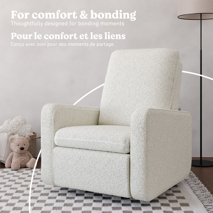 Graco Teddi Power Recliner - Ivory Boucle