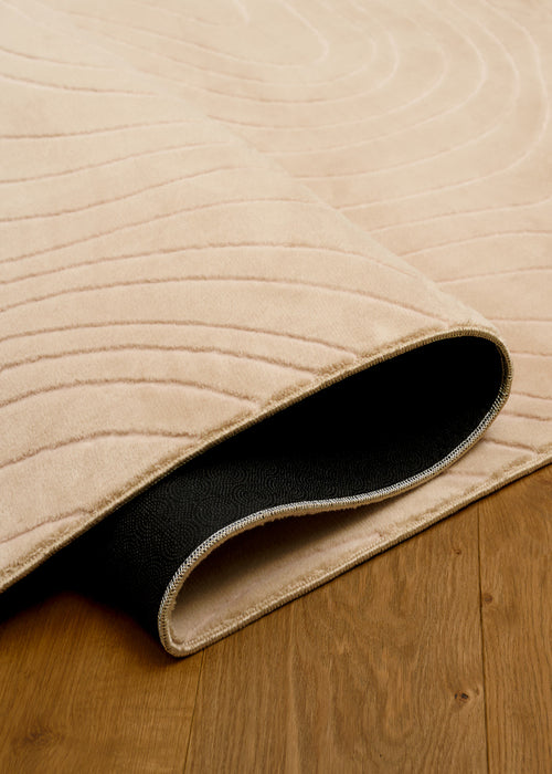 Somos Contemporary Beige Washable Rug 8'0\" x 10'0\" Indoor Area Rug