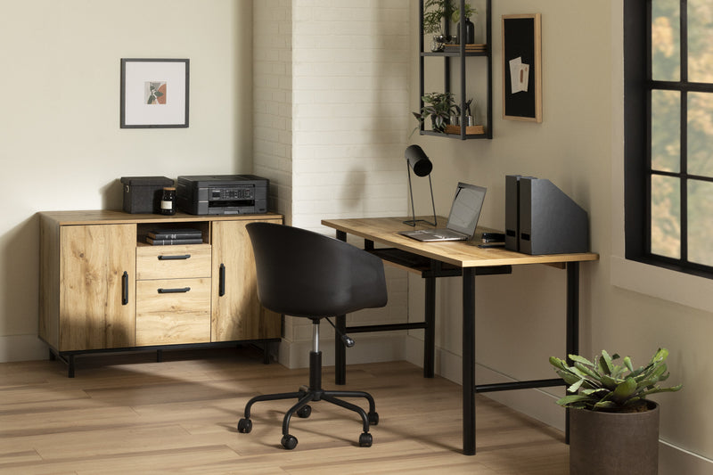 Ezra 2-Door Credenza - Nordik Oak