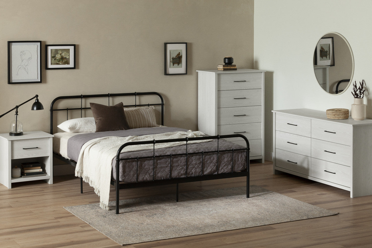Fernley 5-Drawer Chest - White Pine - The Brick Fernley 5-Drawer Chest - White Pine - The Brick