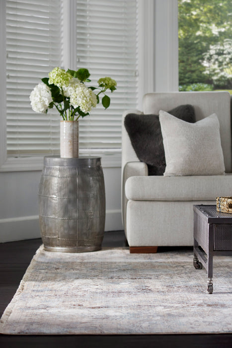 Malia Traditional 9'0\" x 12'0\" Area Rug in Blue Indoor Area Rug