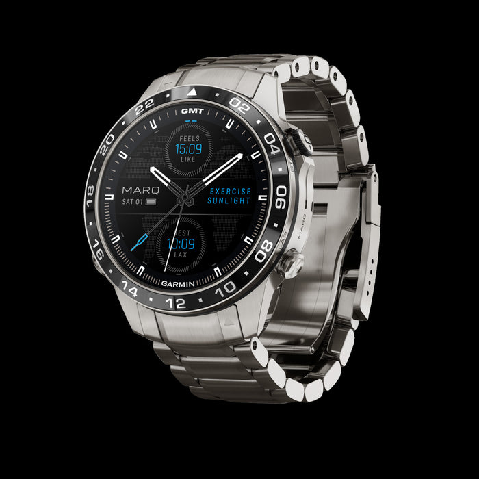 Garmin Marq Aviator Gen 2 Luxury Smartwatch - Ultra Durable W/ Titanium Case And Amoled Display