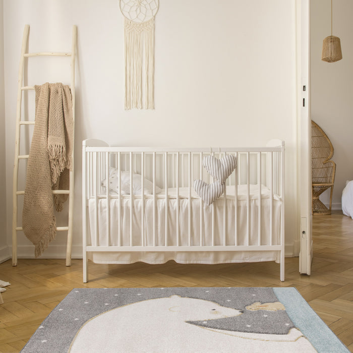 Kids Bear Bunny Soft Touch Rug, 3'11\" x 5'7\" Indoor Area Rug