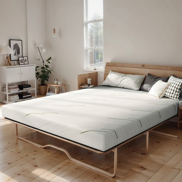 Mason 4-Inch Gel Memory Foam Sofa Mattress, Full Size -White