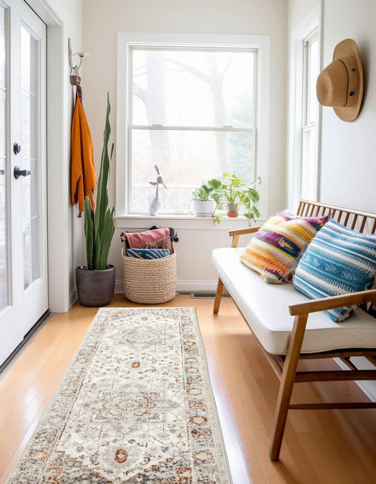 Paradox Ivory Rug 2'8\" x 8'2\"